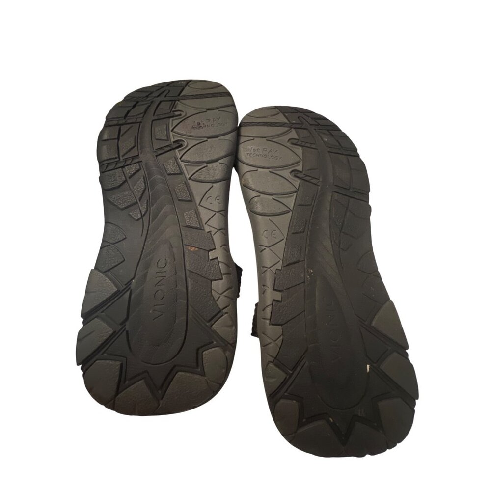 Vionic Women's Adjustable Strap Sandals Black & G… - image 6